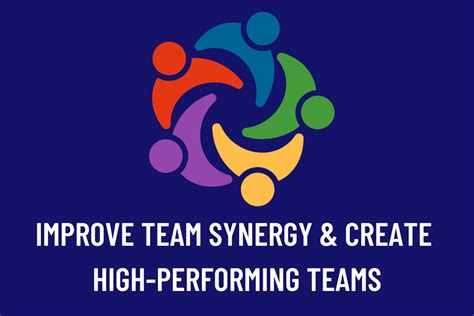 1mo. The absence of solid team synergy can lead to silos, where employees work in isolation rather than in collaboration. To improve team synergy and cohesion, focus on psychological safety. When ...